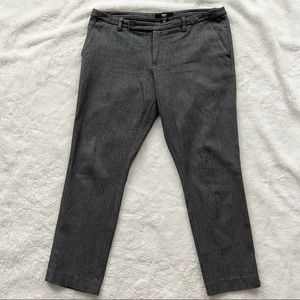 Mossimo Cropped Trousers Stretch Fit 3 Heather Gray Size 10